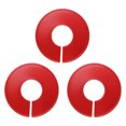 thumbnail image 6 of WAXIAYU Round Clothes Size Dividers for Closet and Clothing Racks (Red), 6 of 6