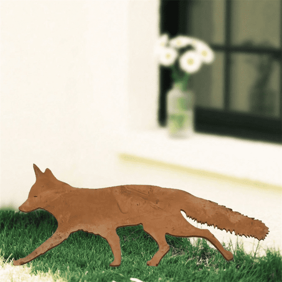 Animal-Themed Iron Garden Stakes Set for Halloween Christmas Lawn Patio Outdoor Decor