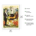 thumbnail image 2 of The Witch’s Caldron Illusion - Howard Thurston - Vintage Magic Poster c.1910 - Master Art Print 10in x 14in, 2 of 4
