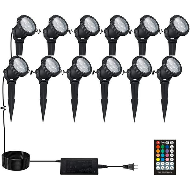 VOCOCIDOL Color Changing LED Landscape Lights 36W Landscape Lighting