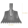 thumbnail image 4 of MEIBUTYUP Grey Steel Snow Shovel Outdoor Ice Scraper Tool 1 Set Winter Accessory for Removal, 4 of 6