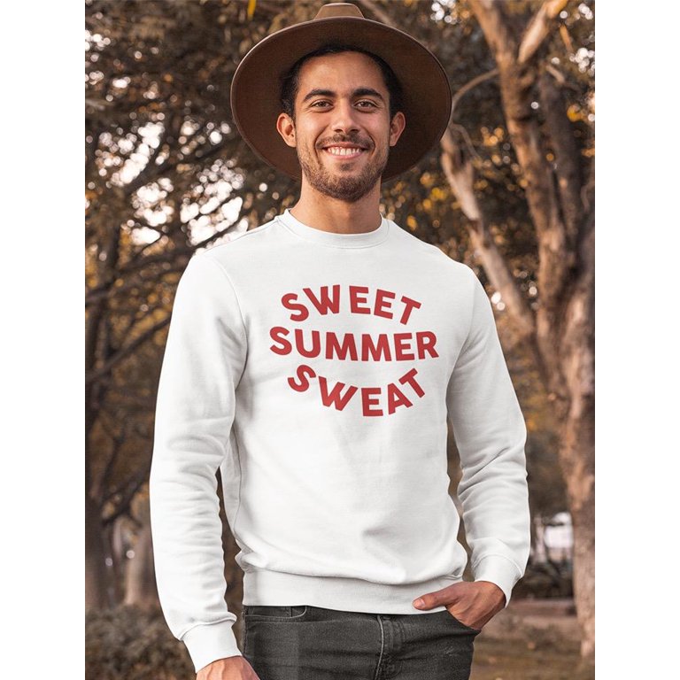 Sweet Summer Sweat Slogan Men Sweatshirt Male 5X Large