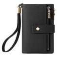 thumbnail image 2 of (2 pack) SENDEFN Small Womens Wallet Leather Bifold Card Holder RFID Blocking with Zipper Coin Pocket, 2 of 7