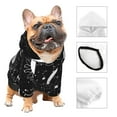 thumbnail image 3 of Bingfone Crescent And Stars Dog Clothes Hoodie, Pet Winter Coat,Puppy Sweatshirts For Small Dogs Boy Girl,Suitable For All Breeds-Small, 3 of 8