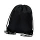 thumbnail image 2 of Mochila con cordón, bolsa con cordón, bolsa de gimnasio, saco con cincha, bolsas de PE, soporte para pelotas, mochila grande para hombres, niños, comp Negro, 2 of 8