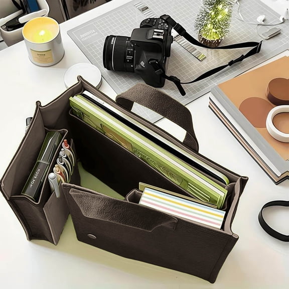 Portable Laptop Bag | Foldable Backpack Briefcase 13-Inch | Forest Green | Water- Scratch-Resistant | Travel Work School Organizer | Lightweight Multi-Compartment Storage