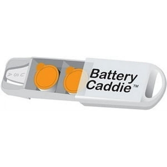 THE BATTERY CADDIE Hearing Aid Battery Case with Keychain - Model 2166