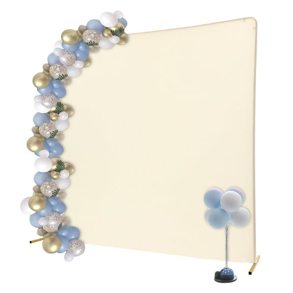 TFCFL 2*2m Golden Backdrop Stand Flower Balloon Curtain Frame with Cloth Cover Kit For Wedding/Ceremony/Party