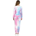 thumbnail image 2 of Uniexcosm Women Pajamas Sets Velvet Matching PJs Set for Couples Velour Long Sleeve Sleepwear S-XXL, 2 of 10