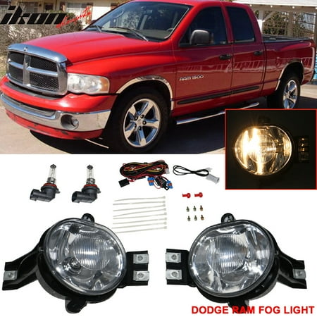 Fits 03 08 Ram Fog Lamp Light Pair Lh Rh Wiring Kit Bulb 9006 Fits 03 08 Ram Fog Lamp Light Pair Lh Rh Wiring Kit Bulb 9006 Hb4 12v 55w