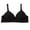 Black, variant on Utoimkio Bras for Women Woman's Solid Color Comfortable Hollow Out Perspective Bra Underwear No Rims