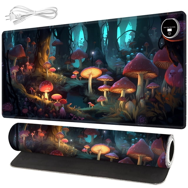 Warm Desk Pad,Heated Desk Pad Mouse Mat Gaming,with 3 Heating Levels & 3 Hour...
