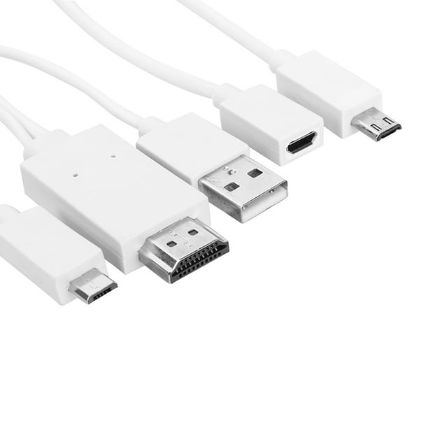 Para MHL Micro USB a HDMI 1080P HD TV Cable adaptador para Samsung Bodega Aurrera en linea