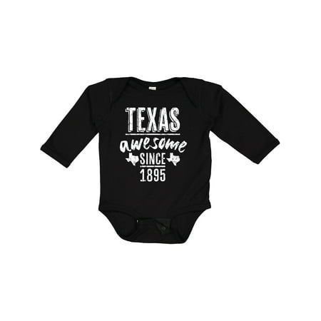 

Inktastic Texas Awesome Since 1895 Boys or Girls Long Sleeve Baby Bodysuit