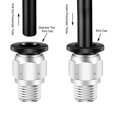 thumbnail image 5 of Ceker Pc 1/4"" Od X 1/4"" Npt Rosca Empuje Para Conectar Tubo Neumático Conexión Macho Unión Recta Accesorios Conector De Ajuste A Presión Accesorios De Aire De Liberación Rápida 5 Unidades, 5 of 5