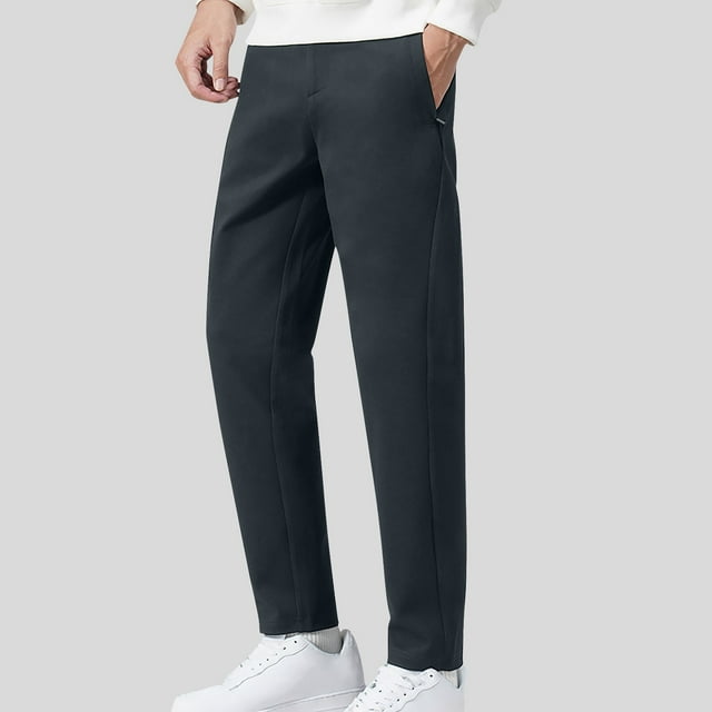 Men's Casual Daily Outdoor Beach Loose Lightweight Breathable Pants RXIRUCGD Gris, Taille: TG