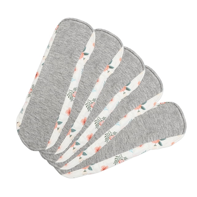 Serviettes Menstruelles Réutilisables en Charbon de Bambou à Haute Absorption - Protège-Dessous Régulier Épais - Réduisent les Problèmes Féminins, Sans Allergènes et Respirantes