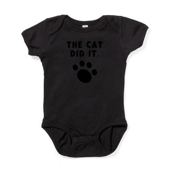 CafePress - The Cat Did It - Cute Infant Bodysuit Baby Romper - Size Newborn - 24 Months