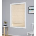 thumbnail image 4 of Everyday Celebration Cordless Synthetic Fabrics Roman Blinds, Off White, 30" x 64", 4 of 8