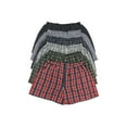 thumbnail image 3 of Men's Checker Plaid Shorts Assorted Cotton Blend Boxers Trunks Underwear, 3 of 8