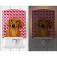 thumbnail image 2 of Caroline's Treasures LH9132CNL Dachshund Hearts Love and Valentine's Day Portrait Ceramic Night Light, 6x4x3",, 2 of 2