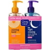 CLEAN & CLEAR Morning Burst/Night Relaxing Cleansing Face Wash Pack 1 ea (Pack of 6)