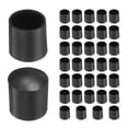 thumbnail image 1 of Uxcell 36Pcs Tapones Redondos para Patas de Silla de 0.5 pulgadas, Cubiertas para Patas de Silla para Pisos de Madera, para Pisos de Muebles, Color Negro, 1 of 6