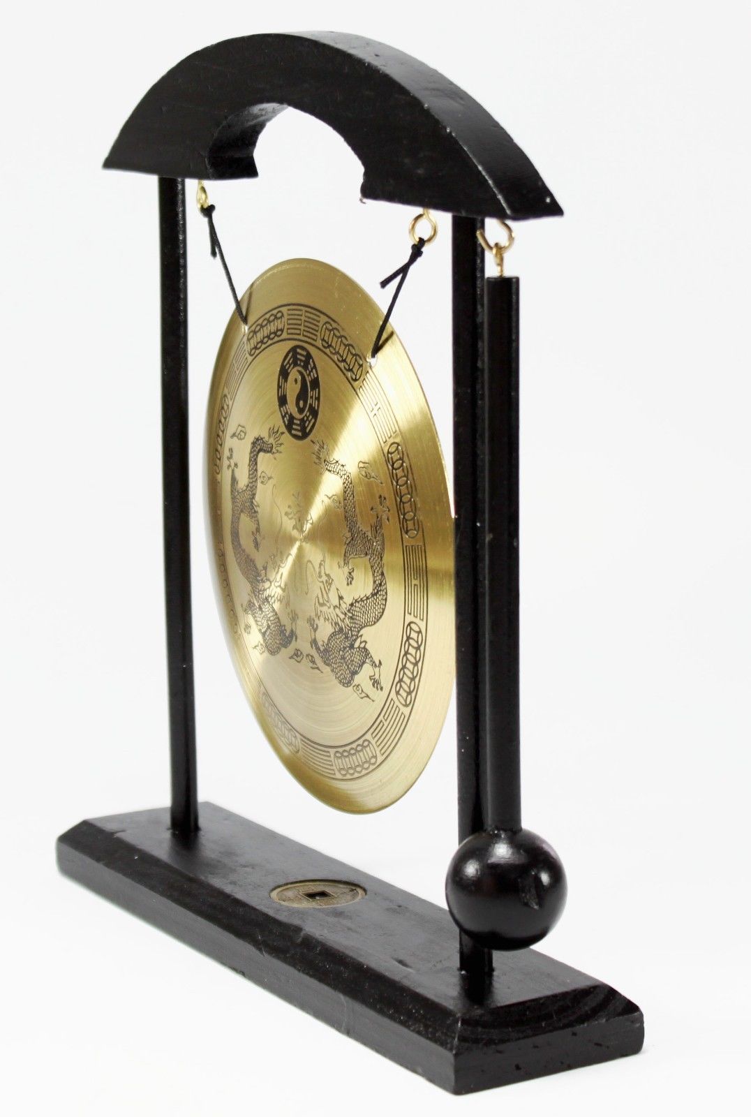 ERROR Zen Table Gong Dragon Feng Shui Meditation Desk Bell Home Decor Gift EHD