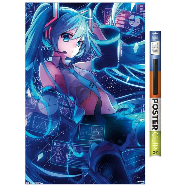 Hatsune Miku - Screens Wall Poster, 22.375" x 34"