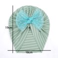 thumbnail image 3 of EnJoCho Toddler Baby Boys Girls Stretch Striped Bow Breathable Hat Caps Headwear 3 Years Baby Small Kids Cute Daily Head Wear, 3 of 3