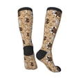 thumbnail image 4 of Balery Snake And Flower Printed Novelty Socks Men's Women's Crew Socks Sports Socks Knee High Socks Cotton Socks Quirky and Cool Socks, 4 of 9