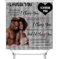 thumbnail image 2 of Juego de 4 cortinas de ducha afroamericanas, diseño de rey y reina negros, pareja negra, hombre negro, mujer negra, niña negra, decoración de baño, cortina de ducha de tela gris impermeable,, 2 of 7