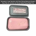 thumbnail image 2 of Strawberry Cake Squishy with Slow Rising Rebound Design, 1 Pack, Pink, for Relaxation, Relaxation Toy, 2 of 3