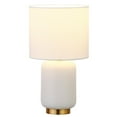 thumbnail image 5 of Maklaine Contemporary Ceramic Mini Accent Lamp in Matte White, 5 of 11