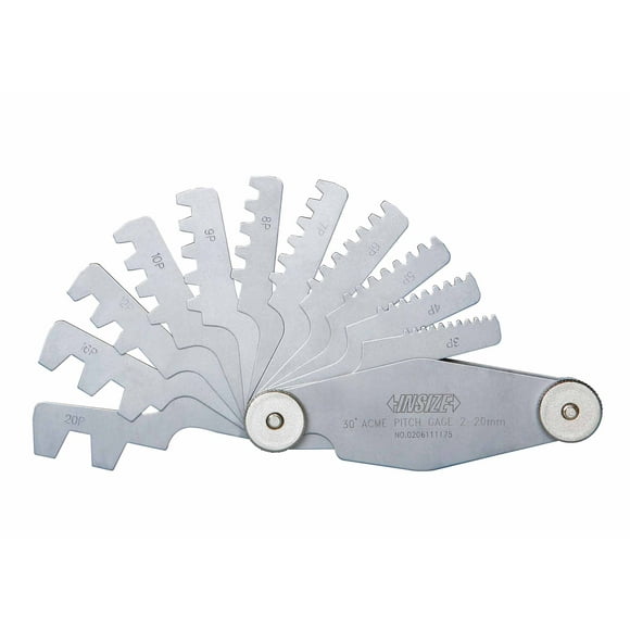 INSIZE 4824-12 Pitch Gage, 2 mm -20 mm