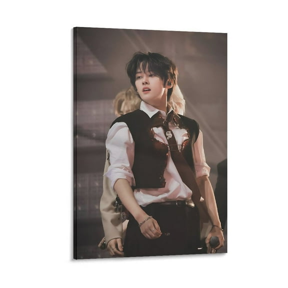 Lee Know Art Hot Singer Men's Team Poster Posters Art Print Wall Photo Paint Poster Hanging Picture Family Bedroom Decor Gift 08x12inch(20x30cm)