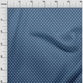 thumbnail image 3 of oneOone Cotton Flex Medium Blue Fabric Block Sewing Craft Projects Fabric Prints By Yard 40 Inch Wide-Q4, 3 of 6