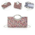 thumbnail image 2 of FENOHREFE All-matching Banquet Bag for Women Girl Wedding Handbag Rhinestones Evening Bag Clutch Purse Chain Strap Shoulder Bag, 2 of 8