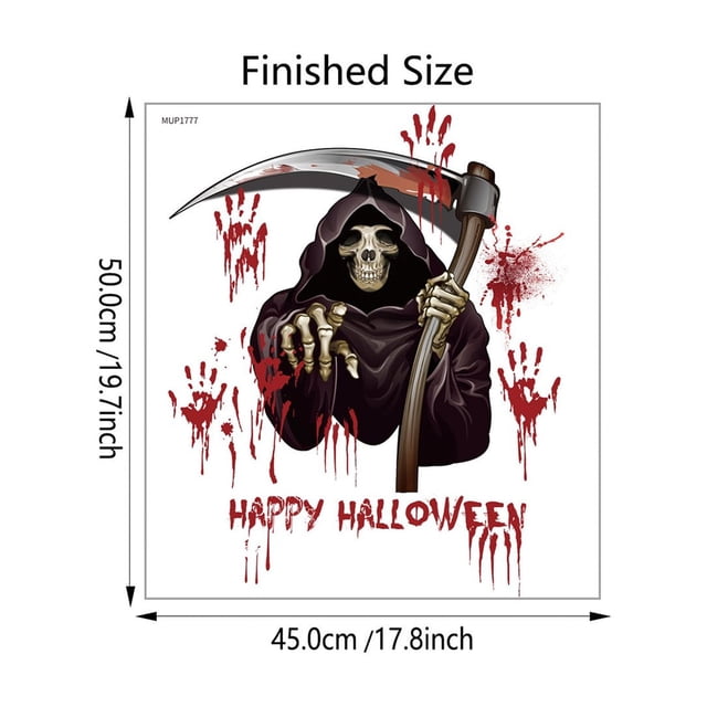 JJKBVCLO Halloween Wall Decals Terrifying Decorations For A Spine Party Atmosphere