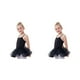 thumbnail image 3 of Sonducket Traje de ballet de color sólido de diseño simple de niña de verano Traje de rendimiento de baile para niños con Ropa Type6 NO6, 3 of 6