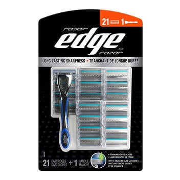 Edge Rasoir avec 21 Cartouches