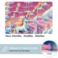 thumbnail image 2 of Unicorn Polyester Chair Mat Non-Slip Machine Washable Indoor Carpet Rug, 2 of 6
