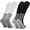 2pairs-black+white, variant on 2/4 Pairs Grip Soccer Socks Non Slip Knee High Compression Soccer Football Socks