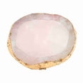 thumbnail image 1 of Paleta de resina para decoración de uñas, plato de colores para pintar y dibujar, borde dorado, herramienta de manicura para uñas DIY, color rosa, 1 of 14