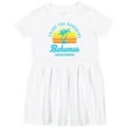 thumbnail image 3 of Inktastic Enjoy the Sunshine Bahamas Summer Paradise Girls Toddler Dress, 3 of 5