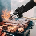 thumbnail image 6 of MQOUO BBQ Gloves, 1472 Degree F Heat Resistant Grilling Gloves Silicone Non-Slip Oven Gloves Long Kitchen Gloves for Barbecue, Cooking, Baking, Cutting, 6 of 14