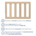 thumbnail image 3 of Graco Toddler Safety Guardrail (Slats), Driftwood, 3 of 6