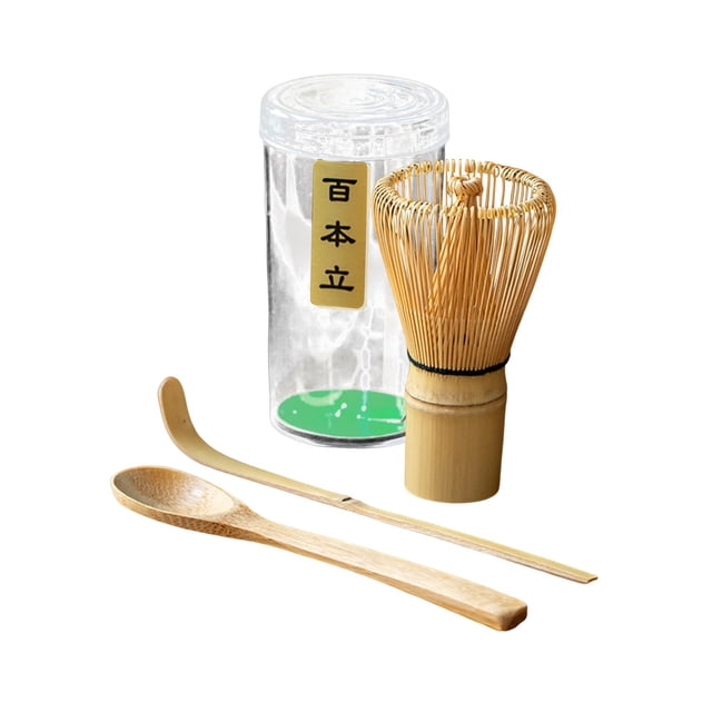 Japanese Matcha Set, Matcha Ceremony Set, Professional Bamboo Traditional Matcha with teaspoon