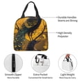 thumbnail image 4 of Balery Elegant Gold Leaf Peacock Bolsa de Almuerzo Aislada – Caja de Almuerzo con Papel de Aluminio Grueso, Mantiene la Comida Fresca por 4 Horas, 4 of 8