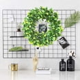 thumbnail image 6 of Dengmore White Simulation Garland Lysimachia Field Pendant Door Knocker Round Leaf Decoration Green, 6 of 8